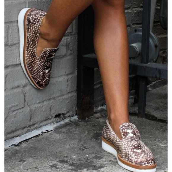 Free People Shoes - Free People Snake Eyes velvet slip on loafers 38